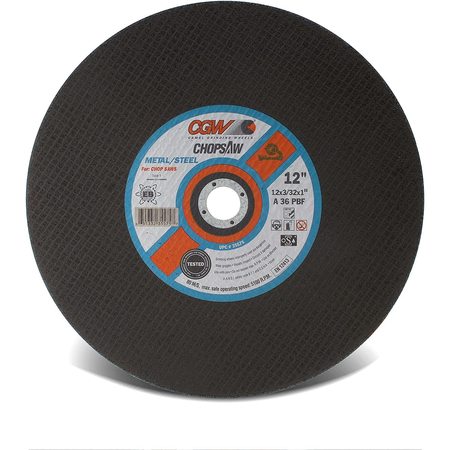 CGW ABRASIVES 14"x3/32"x1" GP T1 Chop Saw Wheel (10-Pack) 35576